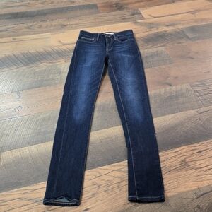Women's Dark Blue Jeans Levis Slimming skinny jean
